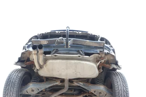 Audi A3 8P Auspuff Endtop Rohr + Mittelschal hinten 2,0 TDI 16V BKD AZV original