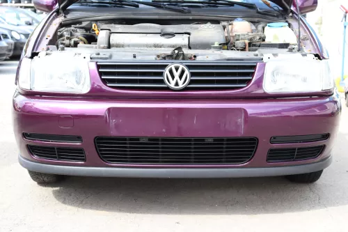 VW Polo 6N Stoßstange vorne breite Styling XXL Frontstoßstange lila LC4U  (158505)