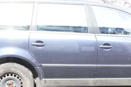 VW Passat 3B 3BG Kombi Variant Tür hinten rechts schwarz blau grau LC5F ohneAnba