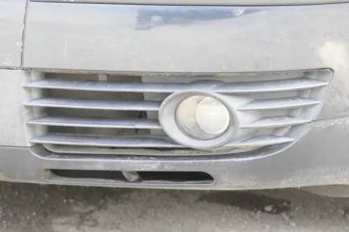 VW Passat 3BG Stoßstange vorne Frontstoßstange Stoßfänger grau blau LC5F (158591)