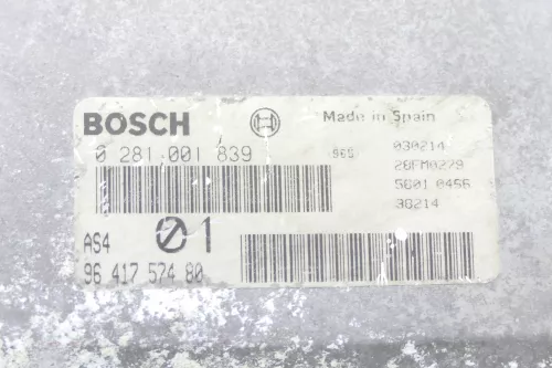 Citroen Saxo Steuergerät Motor Motorsteuergerät 9641757480 1,5D (158610)