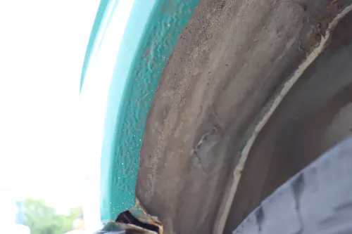 VW LT 35 2D Kotflügel vorne links grün L9ß2 (158697)