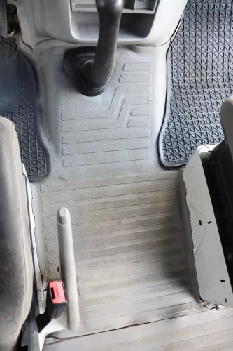 VW LT 35 2D Teppich Innenraumteppich Innen Boden vorne grau DoKa 