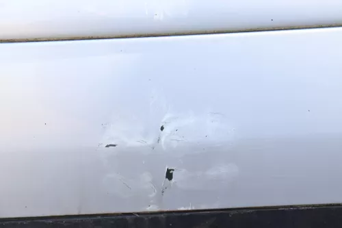 VW Bora Limousine Stoßstange hinten Heckstoßstange silber grau LB7Z (158804)