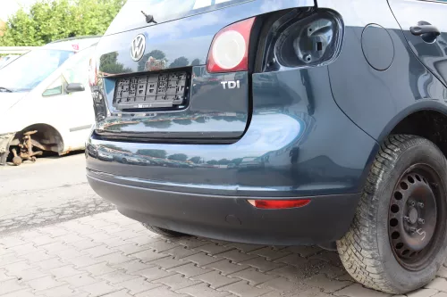 VW Golf 5 Plus 5M1 V Stoßstange hinten Heckstoßstange Stoßfänger grau blau LC5F (158862)