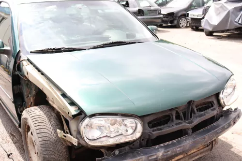 VW Golf 4 Motorhaube Haube Klappe vorne grün LC6M Frontklappe brightgreen c