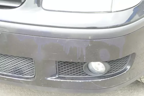 VW Polo 6N2 Stoßstange vorne Frontstoßstange Stoßfänger schwarz L041 +Grill (158923)