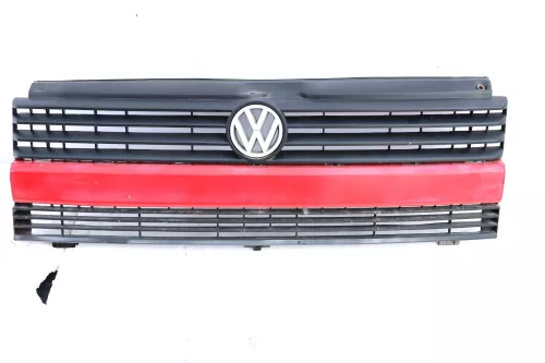 VW T4 kurze Version Grill Kühlergrill VW Zeichen Logo rot LY3D 701853653 (158966)
