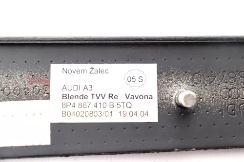 A3 8P Verkleidung Klappe Abdeckung Dekor Holz vavona Optik Blende Tür rechts vor (159042)