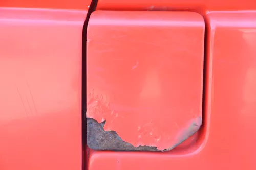 VW T4 Tankdeckel Tankklappe Tank Deckel Klappe rot 