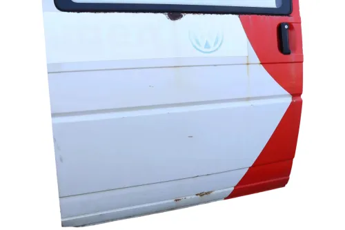 VW T4 Transporter Tür rechts Schiebetür Scheibe weiß Multivan Caravelle -Mängel (159064)