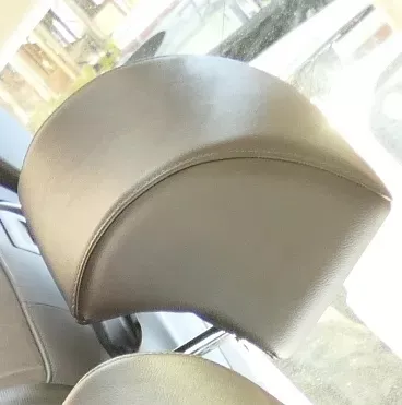 VW Passat 3C B7 Kopfstütze Sitz hinten rechts o. links Leder naturbraun braun 3A