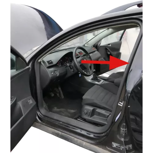VW Passat 3C B6 B7 Türdichtung Dichtung Tür vorne links/rechts Fahrertür schwarz (159270)