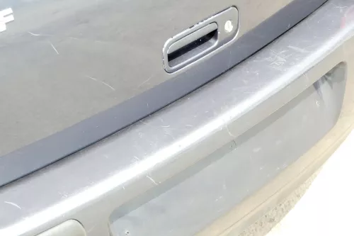 VW Golf 4 Limousine Stoßstange hinten Heckstoßstange Stoßfänger grau LD7V (159301)