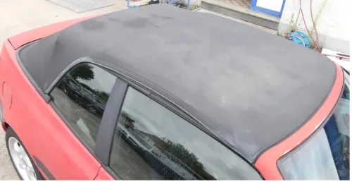 VW Golf 3 & 4 1E Cabrio Dach Scheibe Verdeck schwarz elektrisch