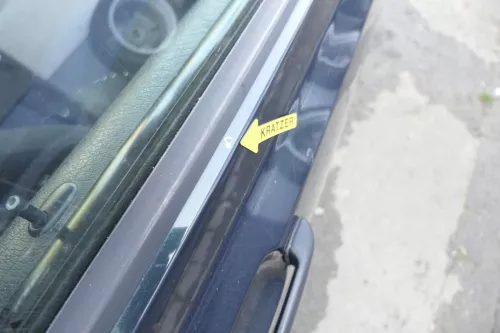 VW Golf 3 4 1E Cabrio Tür vorne rechts Beifahrertür grün - ohne Anbauteile (159795)