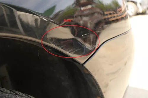 VW Lupo Kotflügel vorne rechts schwarz L041 uni 159831 (159831)