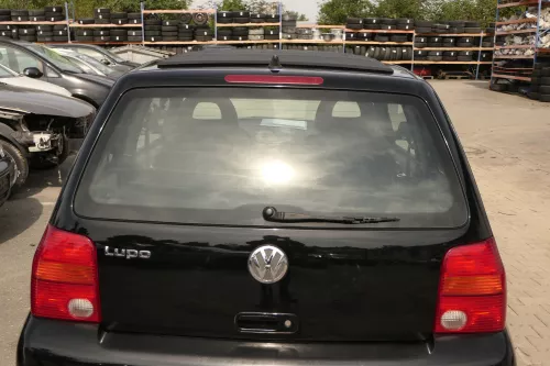 VW Lupo 6X Heckklappe Klappe Kofferraumklappe Scheibe schwarz L041 ohneAnbautei (159832)