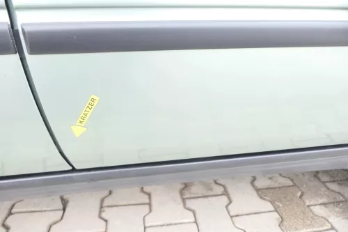 Audi 80 90 Limousine Stufenheck Tür hinten links Rahmen Türblatt grün LY6N -ohne (159842)