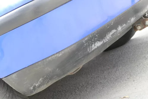 VW Golf 4 Limousine Stoßstange hinten Heckstoßstange Stoßfänger blau LW5Z 159934 (159934)