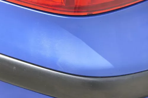 VW Golf 4 Limousine Stoßstange hinten Heckstoßstange Stoßfänger blau LW5Z 159934 (159934)