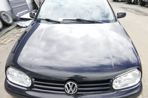 VW Golf 4 Motorhaube Haube Klappe vorne schwarz LC9Z metallic blackmagic  p (159972)