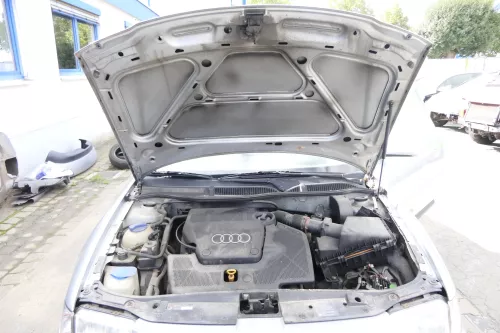 Audi A3 8L Motorhaube Frontklappe Haube silber LY7M grau auch für Facelift (160004)