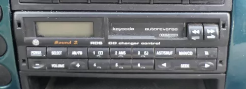Golf 3 Passat T4 Radio original mit Code RDS Sound 2 autoreverse cd changer cont (160052)