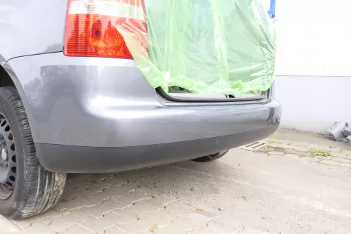 VW Touran 1T Stoßstange hinten Heckstoßstange Stoßfänger grau LD7X grey (160106)