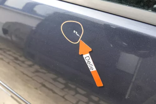 VW Golf 5 V 1K Tür vorne rechts Beifahrertür 4/5-Türer blau grau LC5F TÜRBLATT (160120)