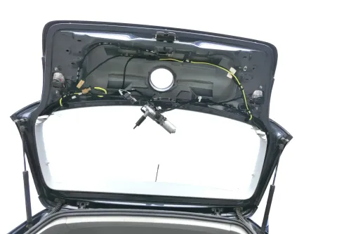 VW Golf 5 V Heckklappe hinten Kofferraumklappe + Scheibe grau LC5F blau (160123)