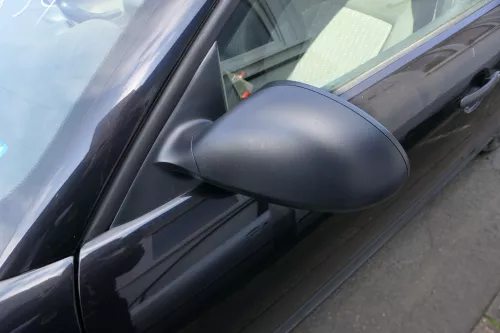 Seat Ibiza 6L elektrischer beheizter Spiegel Außenspiegel links schwarz  (160253)