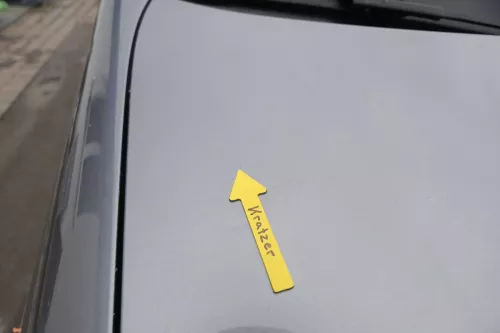 VW Golf 5 V 1K Kombi Jetta Motorhaube Haube Klappe vorne grau LA7T - Mängel (160305)