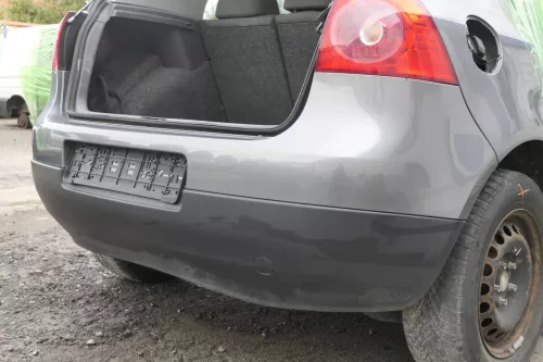 VW Golf 5 1K Limousine Stoßstange hinten Heckstoßstange grau LA7T united (160308)