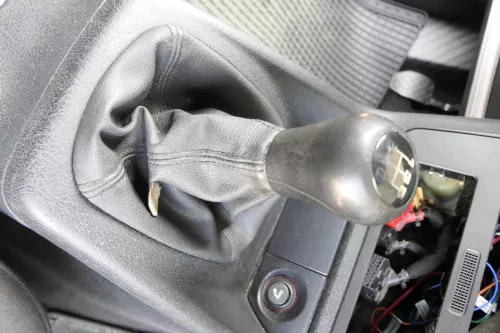 Audi A4 B5 Schaltknauf Schaltsack Schaltung Schaltknüppel original (160334)