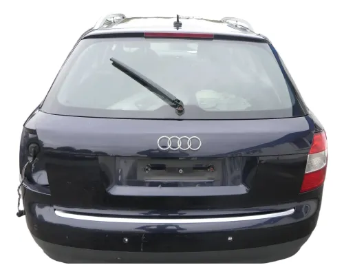 Audi A4 B6 8E Kombi Avant hinten Heckklappe mit Scheibe Deckel blau LZ5L ohneAnb