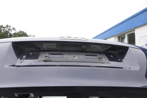 Audi A4 B6 8E Kombi Avant hinten Heckklappe mit Scheibe Deckel blau LZ5L ohneAnb (160439)