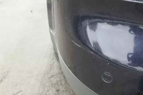 Audi A4 8E B6 Kombi Avant Stoßstange hinten mit Spoiler blau LZ5L PDC (160440)