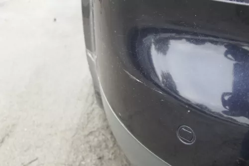 Audi A4 8E B6 Kombi Avant Stoßstange hinten mit Spoiler blau LZ5L PDC (160440)