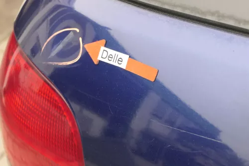 Aud A4 B5 Heckklappe hinten Klappe Kofferraumklappe Kombi blau LZ5K Scheibe (160451)