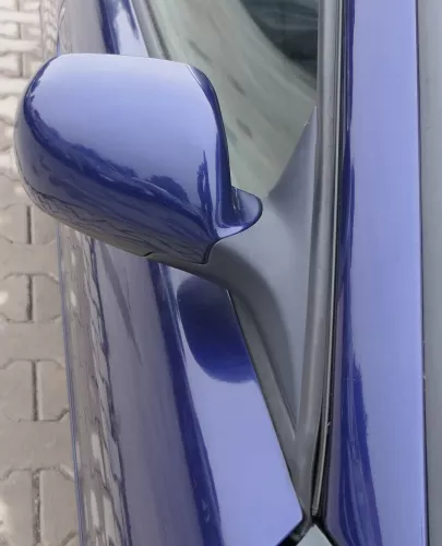 Audi A4 B5 8D Spiegel Außenspiegel rechts elektrisch blau LZ5K  (160457)