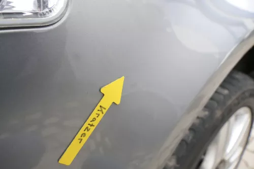 VW Passat 3BG Kotflügel original vorne rechts LD7W Blinkerloch  (160472)