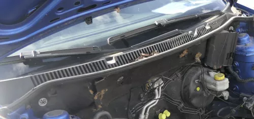 Polo 9N 9N3 Abdeckung Windlauf Verkleidung Wischer Wasserkasten Wasserabweiser