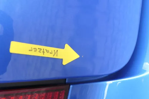 VW Polo 9N3 9N Heckklappe Kofferraumklappe Klappe blau LA5M -ohne Anbauteile (160517)