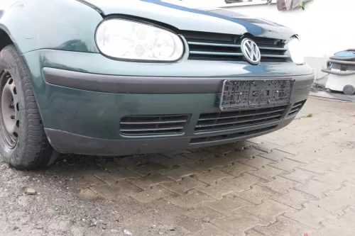 VW Golf 4 1J Stoßstange vorne Stoßfänger vorn grün LC6M Frontstoßstange (161056)
