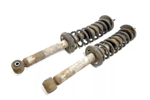 VW Polo Kombi Classic 6KV Feder Federn hinten links+rechts 2x Stoßdämpfer hinten