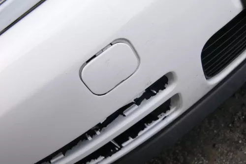 VW Polo 6N Stoßstange vorne breite Styling XXL Frontstoßstange weiß LB9A (161252)