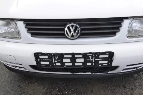 VW Polo 6N Stoßstange vorne breite Styling XXL Frontstoßstange weiß LB9A (161252)