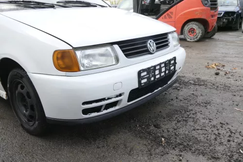 VW Polo 6N Stoßstange vorne breite Styling XXL Frontstoßstange weiß LB9A (161252)