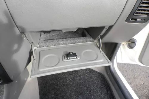 VW Polo 6N Handschuhfach Fach unter dem Beifahrerairba grau (161264)